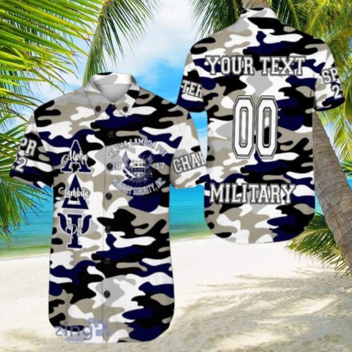 Personalized Alpha Lambda Psi Camo Hawaiian Shirt For Men And Women