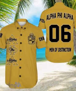 Personalized Alpha Phi Alpha Gold Hawaiian Shirt For Men And Women