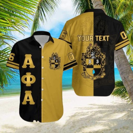 Personalized Alpha Phi Alpha Half Style Hawaiian Shirt For Men And Women