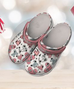 Personalized Boy Valentines Pattern Skateboard Hearts Clog Shoes Classic Valentine Crocs