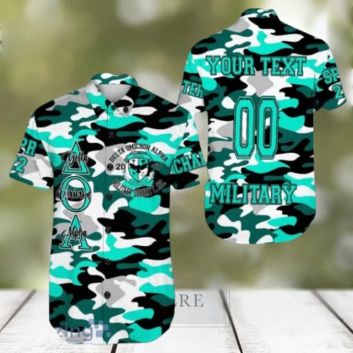 Personalized Delta Omicron Alpha Camo Hawaiian Shirt For Men And Women