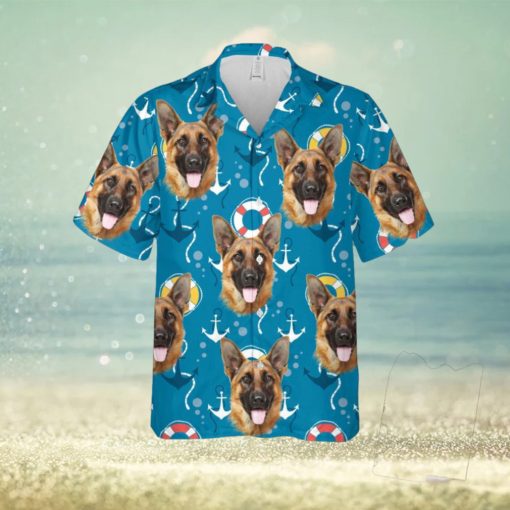 Personalized Gift For Pet Lovers Sea Pattern Aloha Hawaiian Shirt