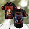 Personalized Grateful Dead Black Design Baseball Jersey
