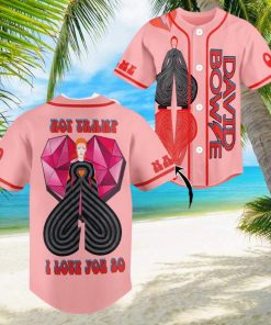 Personalized Hot Tramp I Love You So David Bowe Pink Design Baseball Jersey