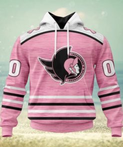 Personalized NHL Ottawa Senators Hoodie Special Pink Fight Breast Cancer Design Hoodie