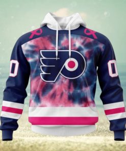 Personalized NHL Philadelphia Flyers Hoodie Special Pink October Fight Breast Cancer Hoodie