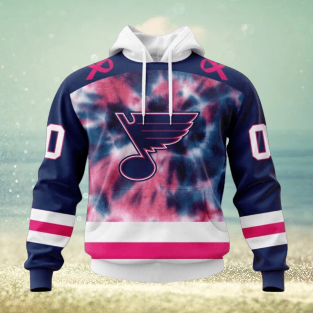 Pink blues 2024 hockey jersey