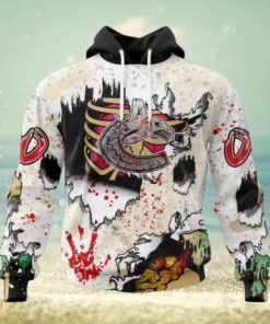 Personalized NHL Vancouver Canucks Hoodie Special Zombie Style For Hoodie