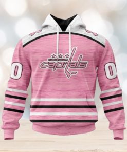 Personalized NHL Washington Capitals Hoodie Special Pink Fight Breast Cancer Design Hoodie