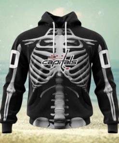 Personalized NHL Washington Capitals Hoodie Special Skeleton Costume For Hoodie