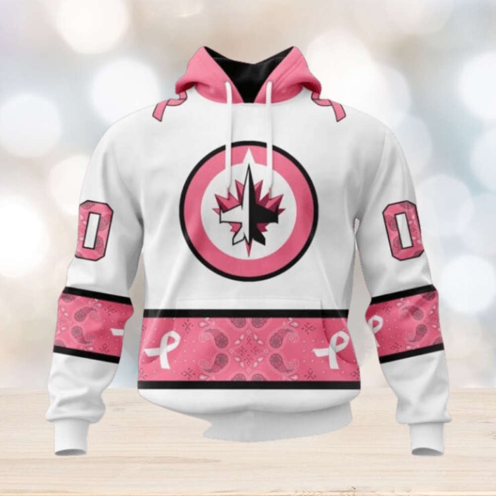 Pink winnipeg jets clearance jersey