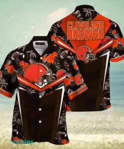 Personalized Name NFL Cleveland Browns Hawaiian Shirt Summer Football Aloha Shirt For Men And Women