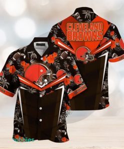 Personalized Name NFL Cleveland Browns Hawaiian Shirt Summer Football Aloha Shirt For Men And Women