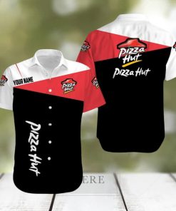 Personalized Name Pizza Hut Hawaiian Shirt 3D Printed Men And Women Hawaii Shirt