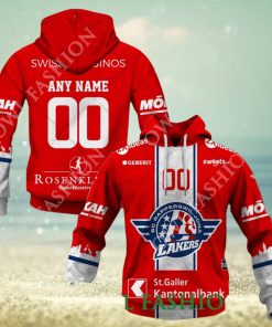 Personalized Name and Number NL Hockey SCRJ Lakers Home jersey Style printed Hoodie shirt