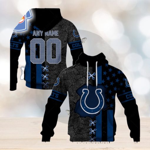 Personalized Nfl Indianapolis Colts Flag Special Design Hoodie T Shirt Zip Hoodie Sweatshirt