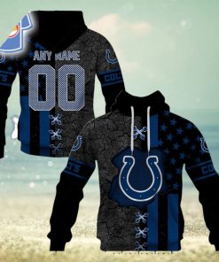 Personalized Nfl Indianapolis Colts Flag Special Design Hoodie T Shirt Zip Hoodie Sweatshirt