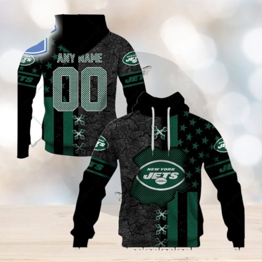 Personalized Nfl New York Jets Flag Special Design Hoodie T Shirt Zip Hoodie Sweatshirt