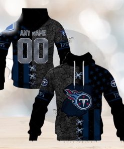 Personalized Nfl Tennessee Titans Flag Special Design Hoodie T Shirt Zip Hoodie Sweatshirt.