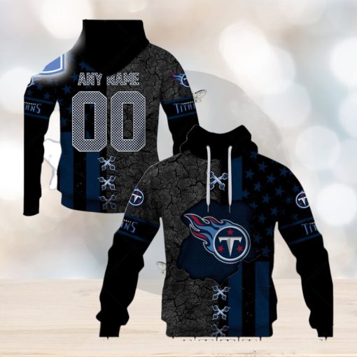 Personalized Nfl Tennessee Titans Flag Special Design Hoodie T Shirt Zip Hoodie Sweatshirt.