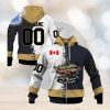 Personalized Nhl Colorado Avalanche Broken Mix Jersey Style Hoodie