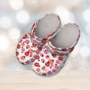Personalized Valentine Lips Kiss Clog Shoes For Men And Women Classic Valentine Crocs
