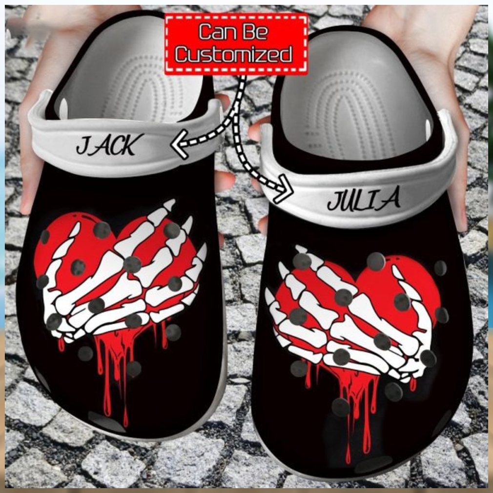 Personalized Valentine Skeleton Hands Skeleton Boob Hands Clog Shoes Classic Valentine Crocs Valentines Day Crocs NEW Personalized Valentine Skeleton Hands Skeleton Boob Hands Clog Shoes Classic Valentine Crocs Valentines Day Crocs NEW