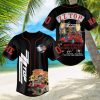 Personalized ZZ Top Anniversary 1969 2024 Black Design Baseball Jersey