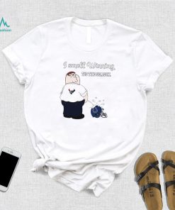 Peter Griffin Houston Texans peeing on Indianapolis Colts helmet I smell winning tis the season shirt