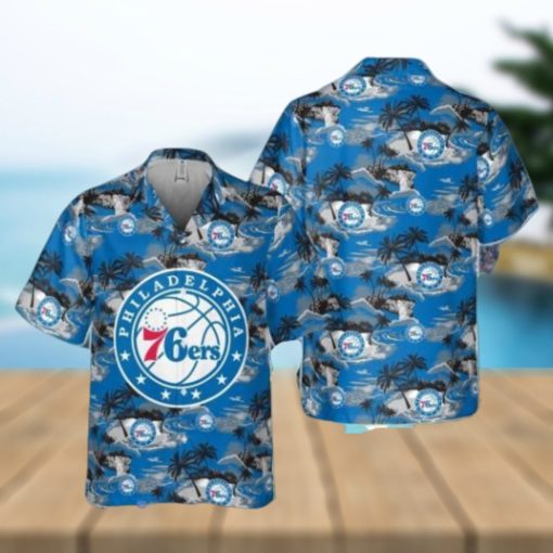 Philadelphia 76Ers National Basketball Association Hawaiian Shirt