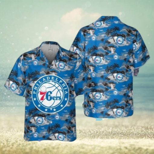 Philadelphia 76Ers National Basketball Association Hawaiian Shirt