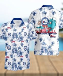 Philadelphia 76Ers National Basketball Hawaiian Shirt Association