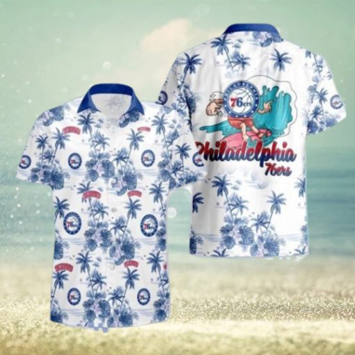 Philadelphia 76Ers National Basketball Hawaiian Shirt Association