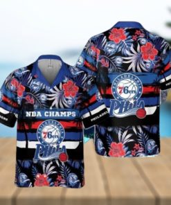 Philadelphia 76Ers National Basketball Hawaiian Shirt