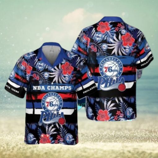 Philadelphia 76Ers National Basketball Hawaiian Shirt