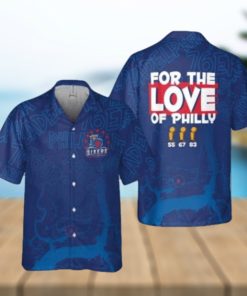 Philadelphia 76Ers Symbol For The Love Of Philly 3D Hawaiian Shirt