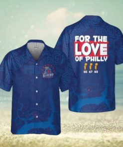 Philadelphia 76Ers Symbol For The Love Of Philly 3D Hawaiian Shirt