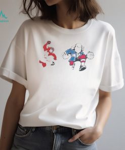 Philadelphia 76Ers Vs Chicago Bulls Nba Mascot T Shirt
