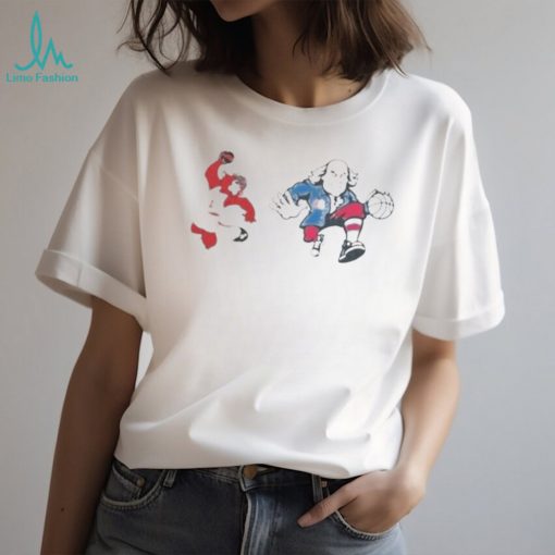 Philadelphia 76Ers Vs Chicago Bulls Nba Mascot T Shirt