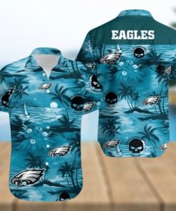 Philadelphia Eagles NFL Football Short Sleeve Hawaiian Shirt