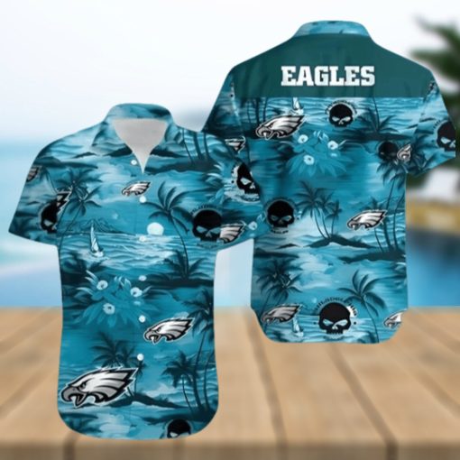 Philadelphia Eagles NFL Football Short Sleeve Hawaiian Shirt