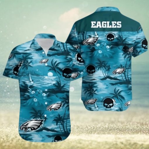 Philadelphia Eagles NFL Football Short Sleeve Hawaiian Shirt