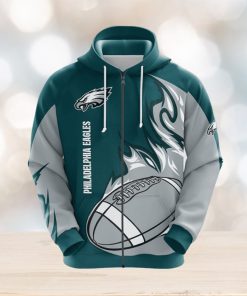 Philadelphia Eagles NFL Green 3D Hoodie Zip Hoodie For Men And Women Sport Gift