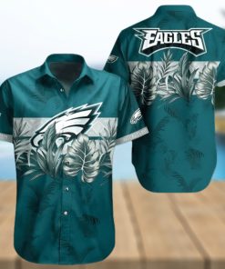 Philadelphia Eagles NFL Mens Floral Hawaiian Shirts