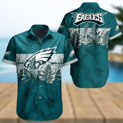 Philadelphia Eagles NFL Mens Floral Hawaiian Shirts