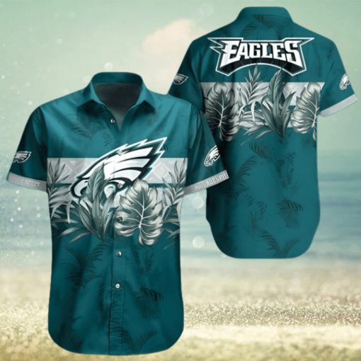 Philadelphia Eagles NFL Mens Floral Hawaiian Shirts