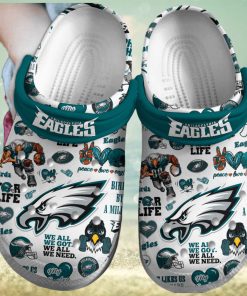 Philadelphia Eagles NFL Sport Crocs Crocband Clogs Shoes Comfortable For Men Women and Kids – Footwearelite Exclusive