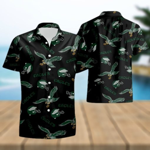 Philadelphia Eagles Retro Logo Hawaiian Shirt Summer Shirt