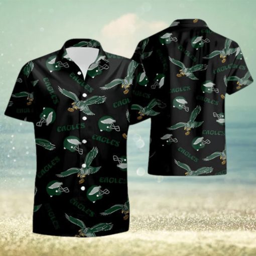 Philadelphia Eagles Retro Logo Hawaiian Shirt Summer Shirt