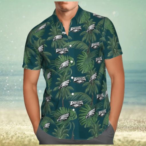 Philadelphia Eagles Tropical Palm Tree Hawaii Shirt